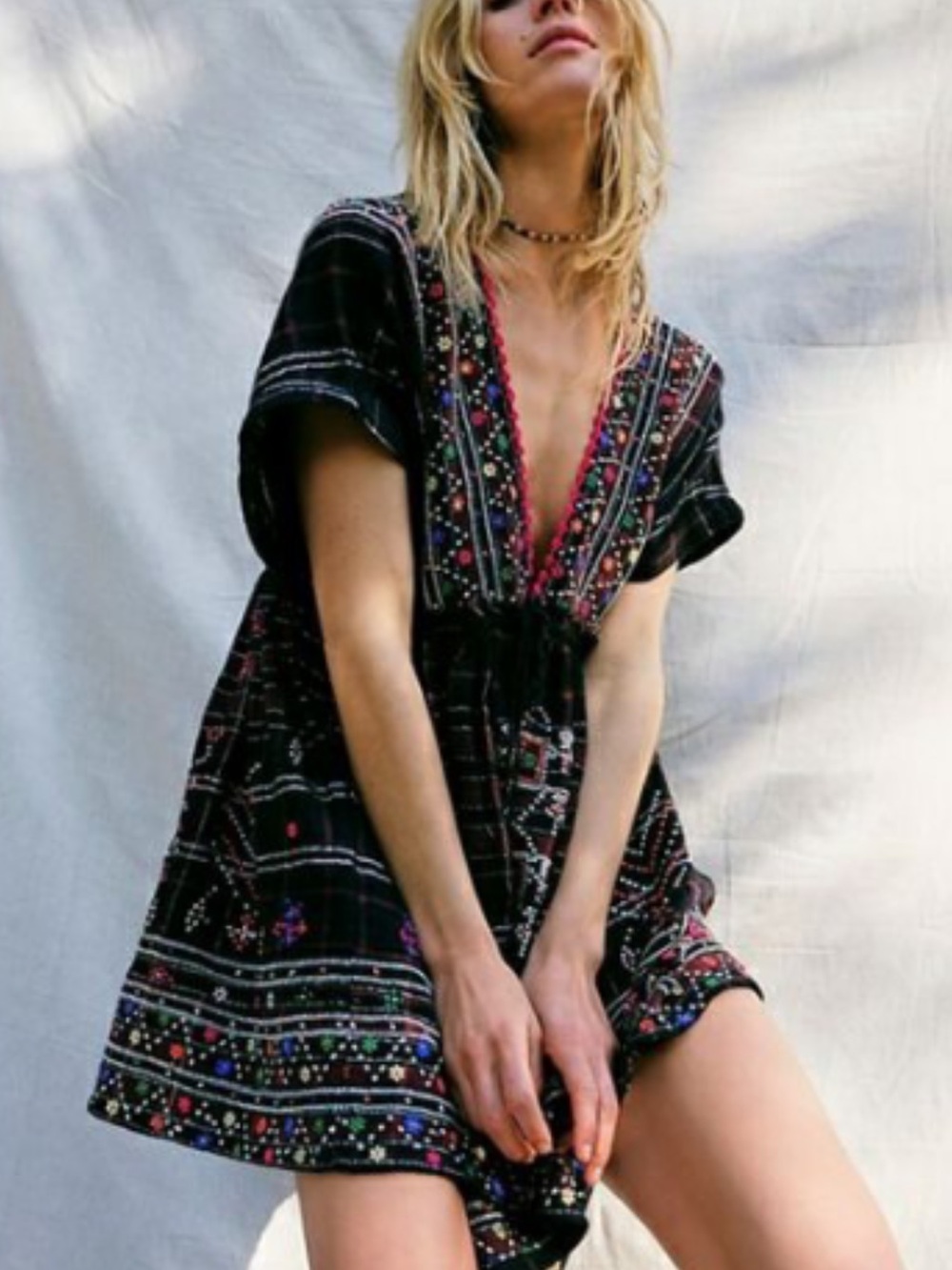 NWT Free People Market Day Mini Dress
